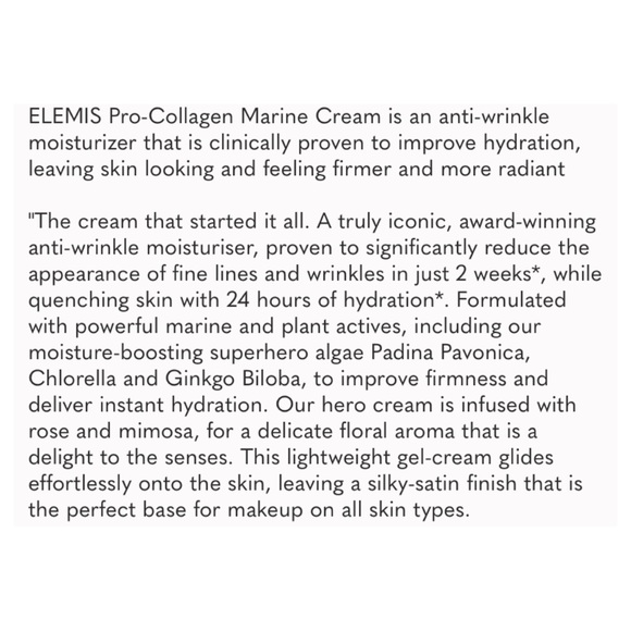 📉 $39 ELEMIS Pro-Collagen Marine Cream - 1 oz NIB FRESH! - Picture 6 of 6
